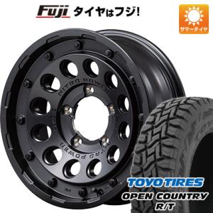 【新品】ジムニーシエラ 夏タイヤ ホイール4本セット 195/80R15 トーヨー オープンカントリー R/T RBL MID ナイトロパワー H12 ショットガン 15インチ｜fujicorporation