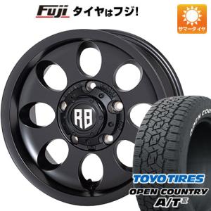 【新品】ジムニーシエラ 夏タイヤ ホイール4本セット 235/75R15 トーヨー オープンカントリー A/T III RBL ショウワガレージ R-8  15インチ