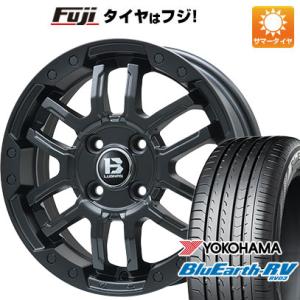 【パンク保証付き】【新品】ライズ/ロッキー（ガソリン） 夏タイヤ ホイール４本セット 205/55R17 ブルーアース RV-03 ビッグウエイ B-LUGNAS FRD  17インチ｜fujicorporation