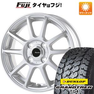 【新品 軽自動車】軽トラ 軽バン 夏タイヤ ホイール4本セット 145/80R12 80/78N ダンロップ グラントレック TG4 テクノピア カリテス S10 12インチ