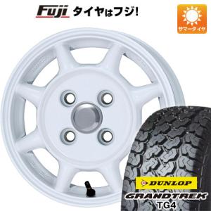 【新品 軽自動車】軽トラ 軽バン 夏タイヤ ホイール4本セット 145/80R12 80/78N ダ...