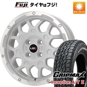 【新品 軽自動車】軽トラ 夏タイヤ ホイール4本セット 145R12C 80/78N グリップマックス インセプション A/TII RWL(限定) レアマイスター LMG MS-9W 12インチ｜fujicorporation