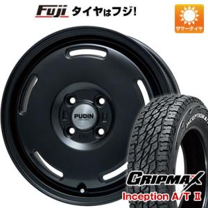 【新品 軽自動車】軽トラ 夏タイヤ ホイール4本セット 145R12C 80/78N グリップマックス インセプション A/TII RWL(限定) プレミックス プディン 12インチ｜フジコーポレーション