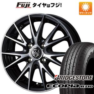 【新品 軽自動車】軽トラ 軽バン 夏タイヤ ホイール4本セット 145/80R12 80/78N ブリヂストン エコピア R710(限定) ウェッズ ライツレー VS 12インチ｜fujicorporation