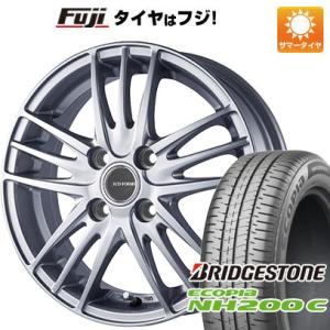 【新品 軽自動車】夏タイヤ ホイール4本セット 145/80R13 ブリヂストン エコピア NH200 C ブリヂストン エコフォルム SE-18 13インチ｜fujicorporation