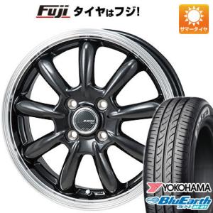 【新品 軽自動車】夏タイヤ ホイール4本セット 155/65R13 ヨコハマ ブルーアース AE-01 モンツァ JPスタイル バーニー 13インチ｜fujicorporation