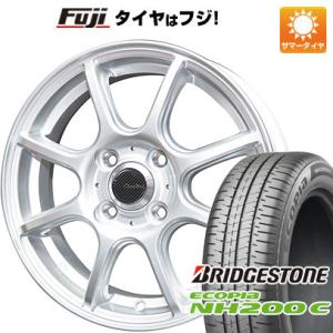 【新品 軽自動車】夏タイヤ ホイール4本セット 145/80R13 ブリヂストン エコピア NH200 C テクノピア カリテス S315 13インチ｜fujicorporation