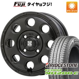 【新品 軽自動車】夏タイヤ ホイール4本セット 145/80R13 ブリヂストン エコピア NH200 C MLJ エクストリームJ KK03 13インチ｜fujicorporation