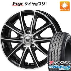 クーポン配布中 【新品 軽自動車】エブリイワゴン 夏タイヤ ホイール4本セット 155/70R13 ヨコハマ ブルーアース AE-01 モンツァ JPスタイル MJ01 13インチ｜fujicorporation