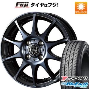 【新品 軽自動車】夏タイヤ ホイール4本セット 165/70R13 ヨコハマ ブルーアース AE-01 ウェッズ ライツレー KC 13インチ｜fujicorporation