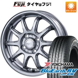 【パンク保証付】【新品 軽自動車】夏タイヤ ホイール4本セット 165/65R13 ヨコハマ ブルーアース RV-03CK インターミラノ AZ-SPORTS RC-10 13インチ｜fujicorporation