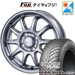 新品 軽自動車 エブリイワゴン オールシーズンタイヤ ホイール4本セット 155/70R13 クムホ...