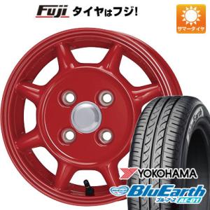 【新品 軽自動車】 夏タイヤ ホイール4本セット 155/65R13 ヨコハマ ブルーアース AE-01 エンケイ SAMシリーズ タフ【限定】 13インチ｜fujicorporation