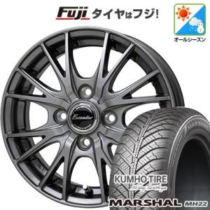 新品 軽自動車 エブリイワゴン オールシーズンタイヤ ホイール4本セット 155/70R13 クムホ...