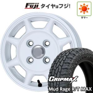 【新品 軽自動車】ハスラー 夏タイヤ ホイール4本セット 165/65R14 グリップマックス MUD RAGER/T MAX RBL(限定2022年製) エンケイ SAMシリーズ タフ 14インチ｜fujicorporation