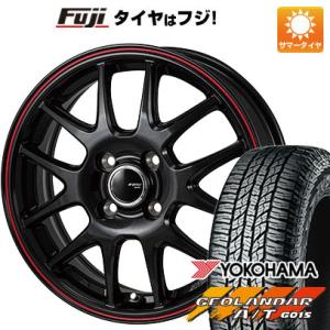 【新品 軽自動車】N-BOX タント ワゴンR 夏タイヤ ホイール4本セット 155/65R14 ヨコハマ ジオランダー A/T G015 RBL モンツァ JPスタイル ジェファ 14インチ｜fujicorporation