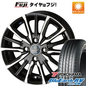 【パンク保証付】【新品 軽自動車】N-BOX タント 夏タイヤ ホイール4本セット 155/65R14 ブルーアース RV-03CK スマック プライム ヴァルキリー 14インチ｜fujicorporation