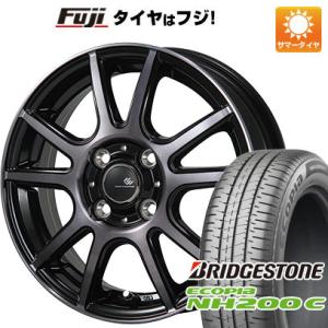 【新品 軽自動車】N-BOX タント ワゴンR 夏タイヤ ホイール4本セット 155/65R14 ブリヂストン エコピア NH200 C トピー セレブロ PFX 14インチ｜fujicorporation