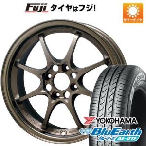 【新品 軽自動車】ソリオ ハスラー 夏タイヤ ホイール４本セット 165/70R14 ヨコハマ ブルーアース AE-01F レイズ ボルクレーシング CE28N 14インチ｜fujicorporation