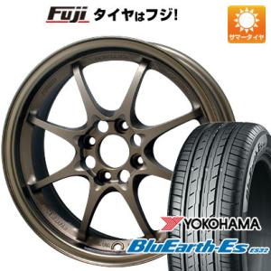 【新品 軽自動車】N-BOX タント スペーシア 夏タイヤ ホイール４本セット 155/65R14 ヨコハマ ブルーアース ES32 レイズ ボルクレーシング CE28N 14インチ｜fujicorporation