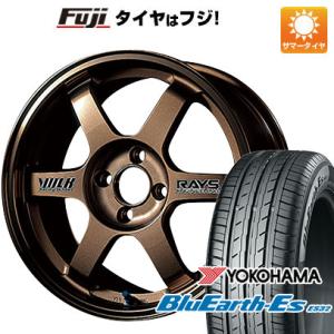 【新品 軽自動車】 夏タイヤ ホイール４本セット 165/55R14 ヨコハマ ブルーアース ES32 レイズ ボルクレーシング TE37 14インチ｜fujicorporation