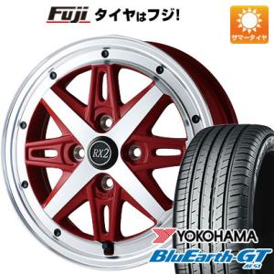 【新品 軽自動車】N-BOX タント スペーシア 夏タイヤ ホイール４本セット 155/65R14 ヨコハマ ブルーアース GT AE51 アルジェノン フェニーチェ RX-2 14インチ｜fujicorporation