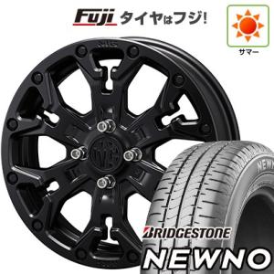 新品 N-BOX タント スペーシア 夏タイヤ ホイール4本セット 155/65R14 ブリヂストン ニューノ(限定) クリムソン マーテルギア(MG) ゴーレム Jr 14インチ｜fujicorporation