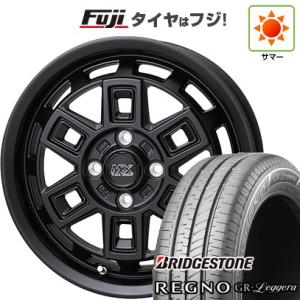 新品 軽自動車 N-BOX タント スペーシア 夏タイヤ ホイール4本セット 155/65R14 ブリヂストン レグノ GR-レジェーラ マッドクロス アイヴァー 14インチ｜fujicorporation