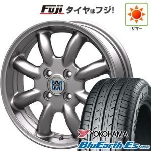 【新品 軽自動車】N-BOX タント スペーシア 夏タイヤ ホイール4本セット 155/65R14 ヨコハマ ブルーアース ES32 ミニライト 14インチ｜fujicorporation