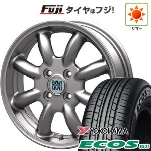 【新品 軽自動車】 夏タイヤ ホイール4本セット 165/55R14 ヨコハマ エコス ES31 ミ...