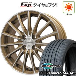 【新品 軽自動車】 サマータイヤ ホイール4本セット 165/40R17 ミレバー スポーツマクロ MA345（限定） レアマイスター LM-S FS15   17インチ｜fujicorporation