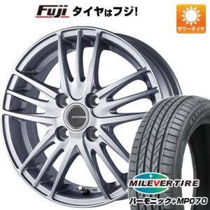 【新品 軽自動車】N-BOX タント 夏タイヤ ホイール4本セット 165/55R15 ミレバー ハーモニック プラス MP070(限定) ブリヂストン エコフォルム SE-18 15インチ｜fujicorporation