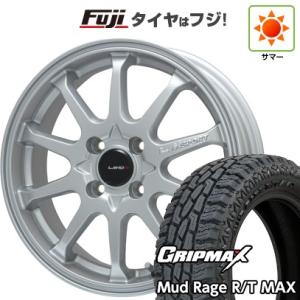 新品 軽自動車 タフト ソリオ 夏タイヤ ホイール4本セット 165/65R15 グリップマックス MUD RAGER/T MAX RBL (2022年製) LEHRMEISTER LMスポーツLM-10R 15インチ｜fujicorporation