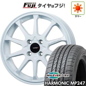 【新品 軽自動車】エブリイワゴン サマータイヤ ホイール4本セット 165/50R15 ミレバー ハーモニック MP247(限定) レアマイスター LMスポーツLM-10R  15インチ｜fujicorporation