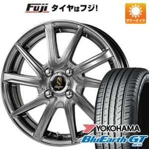 【新品 軽自動車】N-BOX タント ワゴンR 夏タイヤ ホイール4本セット 165/55R15 ヨコハマ ブルーアース GT AE51 タカイチ セプティモGO1プラス 15インチ｜fujicorporation