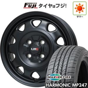 【新品 軽自動車】エブリイワゴン 夏タイヤ ホイール4本セット 165/50R15 ミレバー ハーモニック MP247(限定) レアマイスター LMG OFF-STYLE  15インチ｜fujicorporation