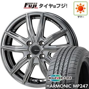 【新品 軽自動車】エブリイワゴン サマータイヤ ホイール4本セット 165/50R15 ミレバー ハーモニック MP247(限定) モンツァ Rバージョン ブロッカー 15インチ｜fujicorporation