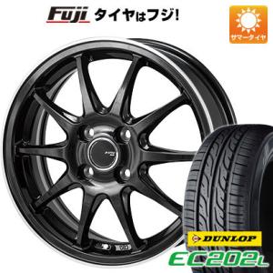 【新品 軽自動車】N-BOX タント ワゴンR 夏タイヤ ホイール4本セット 165/55R15 ダンロップ EC202L モンツァ JPスタイル R10 15インチ｜fujicorporation