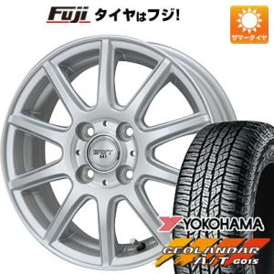 【新品 軽自動車】N-BOX タント ワゴンR 夏タイヤ ホイール4本セット 165/55R15 ヨコハマ ジオランダー A/T G015 RBL ビッグウエイ BWT 541 15インチ｜fujicorporation