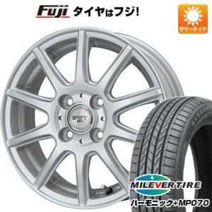 【新品 軽自動車】N-BOX タント ワゴンR 夏タイヤ ホイール4本セット 165/55R15 ミレバー ハーモニック プラス MP070(限定) ビッグウエイ BWT 541 15インチ｜fujicorporation