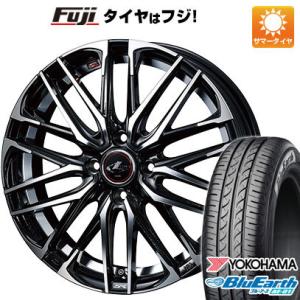 【新品 軽自動車】N-BOX タント ワゴンR 夏タイヤ ホイール4本セット 165/55R15 ヨコハマ ブルーアース AE-01 ウェッズ レオニス SK 15インチ｜fujicorporation