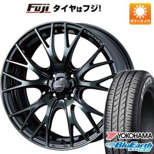 【新品 軽自動車】N-BOX タント ワゴンR 夏タイヤ ホイール4本セット 165/55R15 ヨコハマ ブルーアース AE-01 ウェッズ ウェッズスポーツ SA-20R 15インチ｜fujicorporation