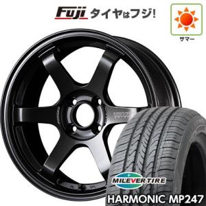 【新品 軽自動車】エブリイワゴン 夏タイヤ ホイール４本セット 165/50R15 ミレバー ハーモニック MP247(限定) レイズ ボルクレーシング TE37 ソニック 15インチ｜fujicorporation