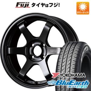 【新品 軽自動車】N-BOX タント スペーシア 夏タイヤ ホイール４本セット 165/55R15 ヨコハマ ブルーアース AE-01 レイズ VOLK TE37 ソニック 15インチ｜fujicorporation