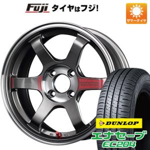 【新品 軽自動車】N-BOX タント スペーシア 夏タイヤ ホイール４本セット 165/55R15 ダンロップ エナセーブ EC204 レイズ VOLK TE37 ソニック SL 15インチ｜fujicorporation