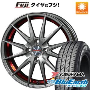 【新品 軽自動車】N-BOX タント ワゴンR 夏タイヤ ホイール4本セット 165/55R15 ヨコハマ ブルーアース AE-01 モンスタースポーツ VX12S 15インチ｜fujicorporation