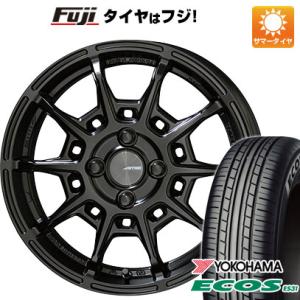 【新品 軽自動車】N-BOX タント ワゴンR 夏タイヤ ホイール4本セット 165/55R15 ヨコハマ エコス ES31 共豊 ガレルナ レフィーノ 15インチ｜fujicorporation