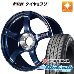 新品 N-BOX タント スペーシア サマータイヤ ホイール4本セット 165/55R15 ヨコハマ ブルーアース AE-01 ヨコハマ アドバンレーシング TC4 SE 15インチ｜fujicorporation