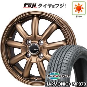 新品 N-BOX タント スペーシア 夏タイヤ ホイール4本セット 165/55R15 ミレバー ハーモニック プラス MP070(限定) モンツァ JPスタイル バーニー 15インチ｜fujicorporation