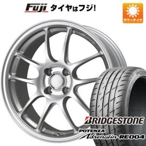 【新品 軽自動車】N-BOX タント スペーシア 夏タイヤ ホイール４本セット 165/55R15 ブリヂストン ポテンザ アドレナリン RE004 エンケイ PF01 15インチ｜fujicorporation